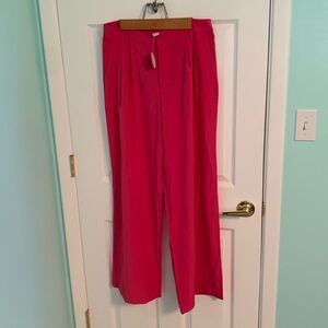 NWT hot pink pants. Lightweight